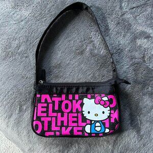 Hello Kitty Black and Pink Mini Shoulder Bag